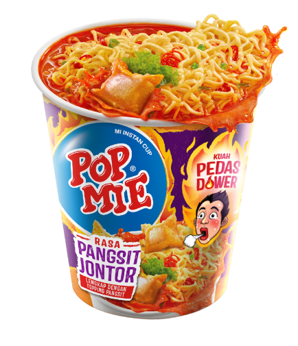 pop mie pop mie pedas dower pangsit jontor